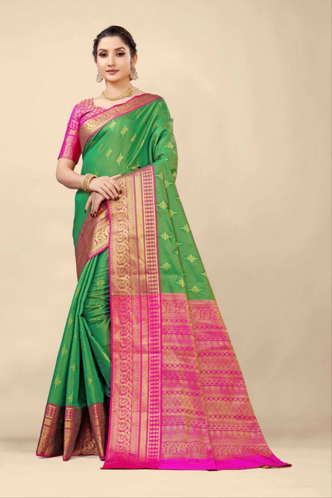 MS New Gola Tissue 2 Weaving Silk Sarees Catalog